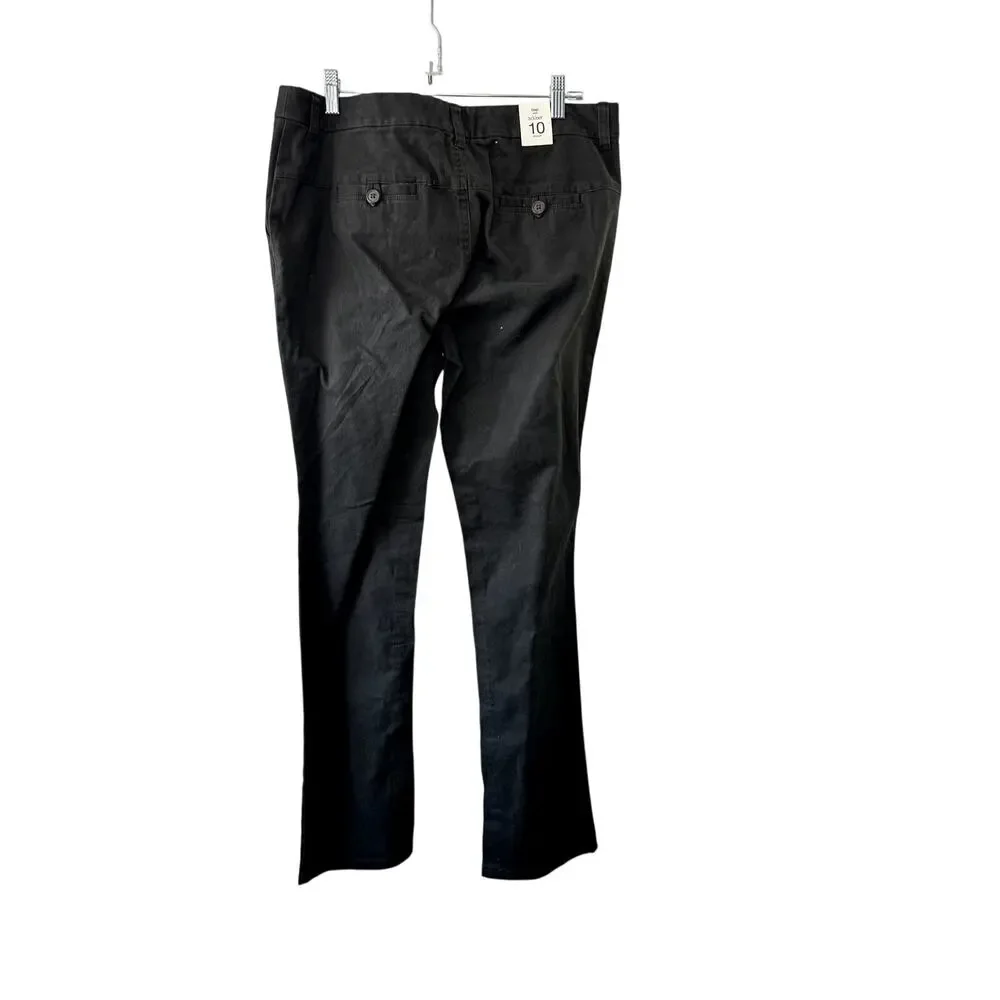 GAP Black Trouser Pants Women's 10 Regular New
